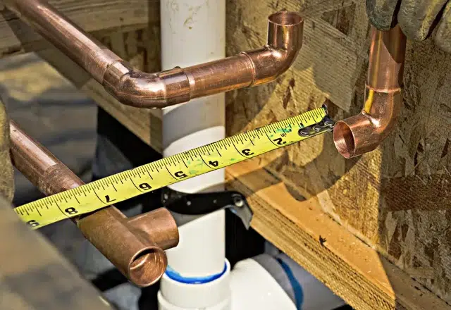 Measuring and cutting gas line for safe home installation