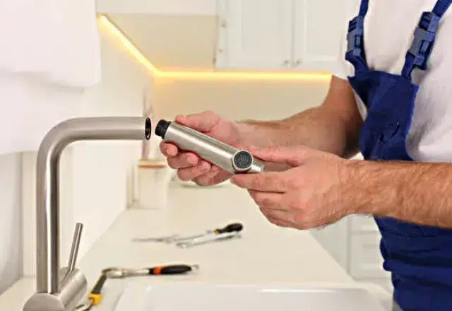 Faucet installation: ensuring a snug fit for optimal performance.