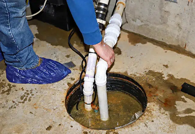 Sump Pump installation