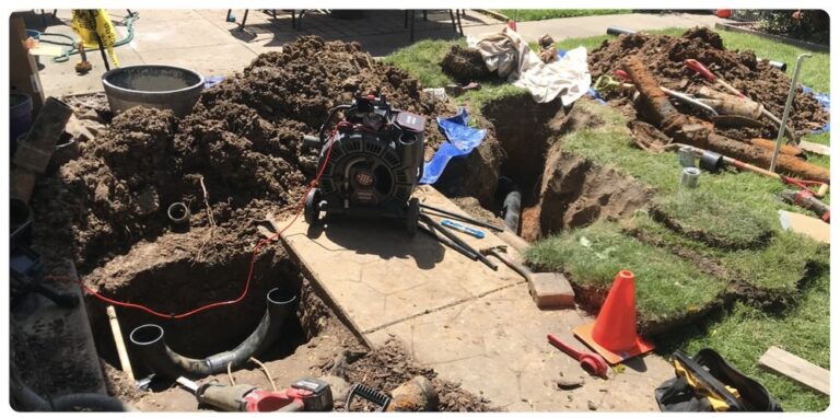 Sewer-line-repair-in-Sacramento-CA-Before-After