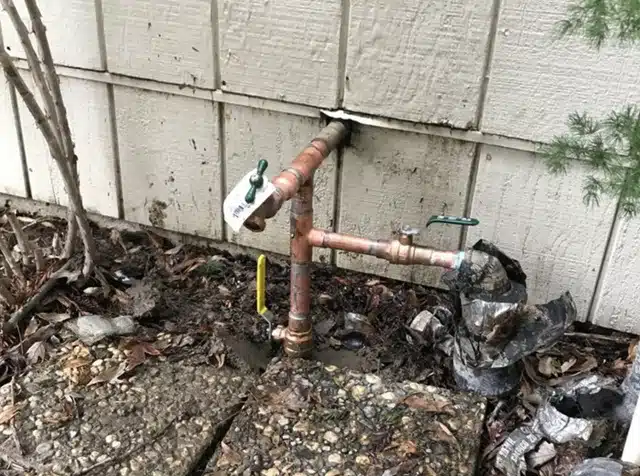 gas line installation